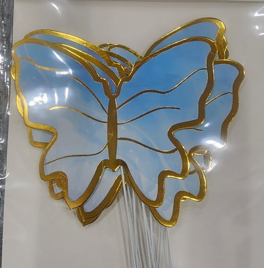 פרפרים לקישוט עוגה בצבעים מדהימים בגדלים שונים