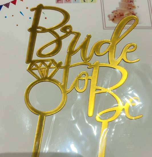 טופר Bride to be עם טבעת