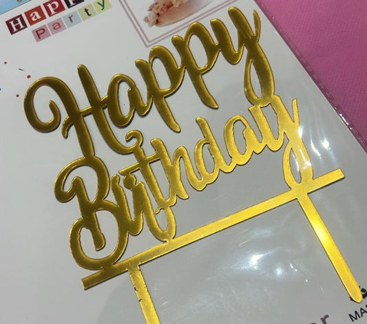 טופר ענק Happy birthday